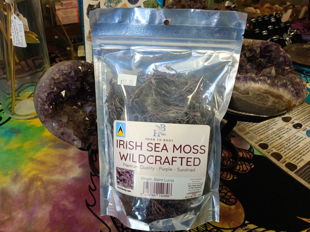Irish Sea Moss Wild Crafted (Purple -4 Oz.)